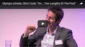 Olympic athlete, Chris Cook, "On... Two Lengths Of The Pool"